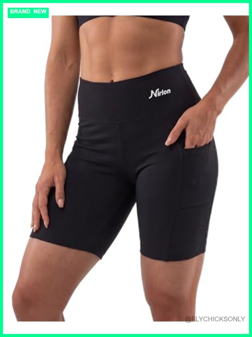 High Waist Biker Shorts with Pockets Cotton Workout Yoga Athletic Shorts